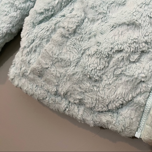 THE NORTH FACE GIRLS FROZEN REVERSIBLE MOSSBUD SWIRL JACKET XL (18) - Picture 4 of 12